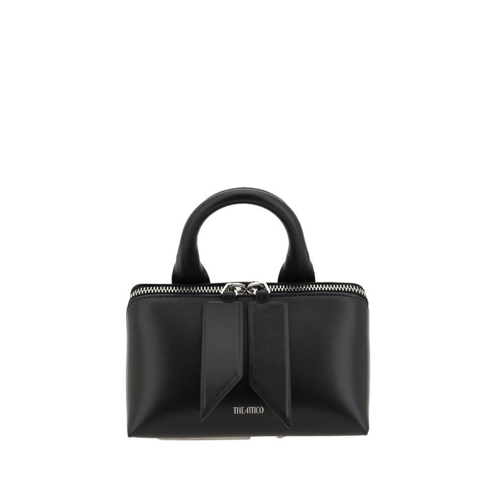 The Attico Black Calf Leather Bos Taurus Shoulder Bag