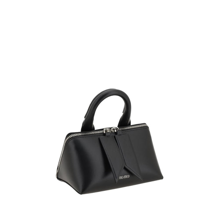 The Attico Black Calf Leather Bos Taurus Shoulder Bag