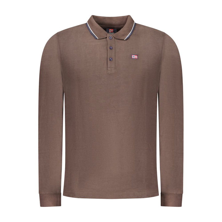 Norway 1963 Brown Cotton Polo Shirt