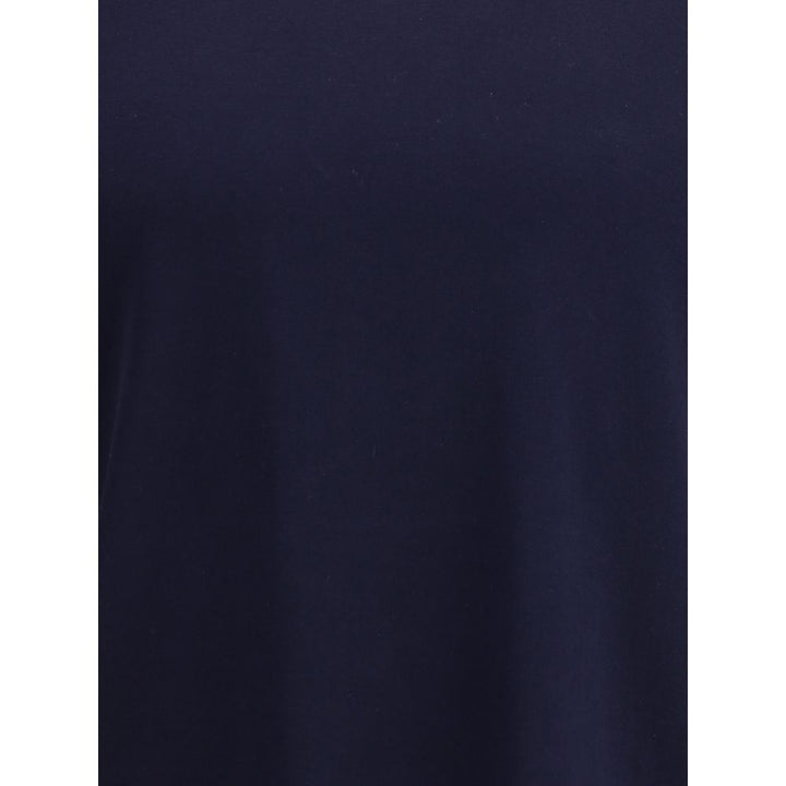 Brunello Cucinelli Blue Cotton T-Shirt