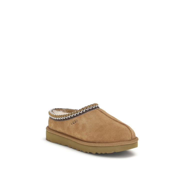 UGG Beige Leather Mules