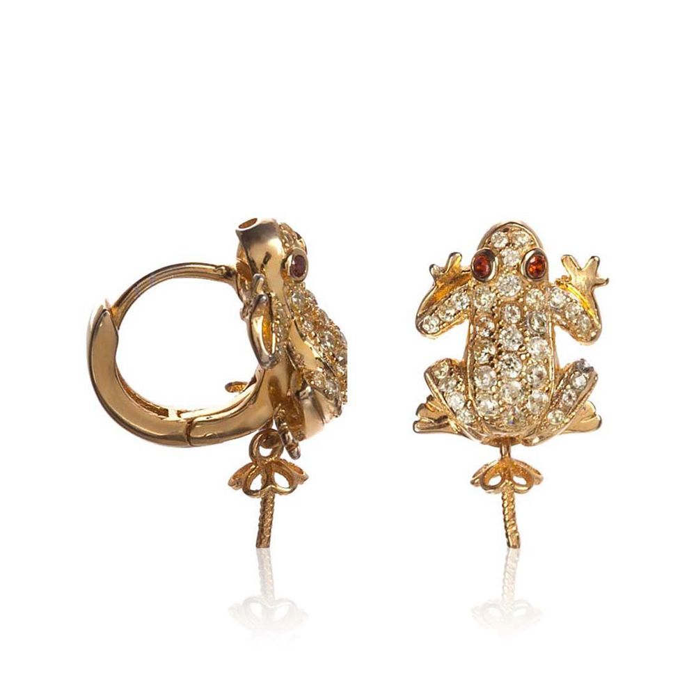 Lancaster Gold Silver Earrings