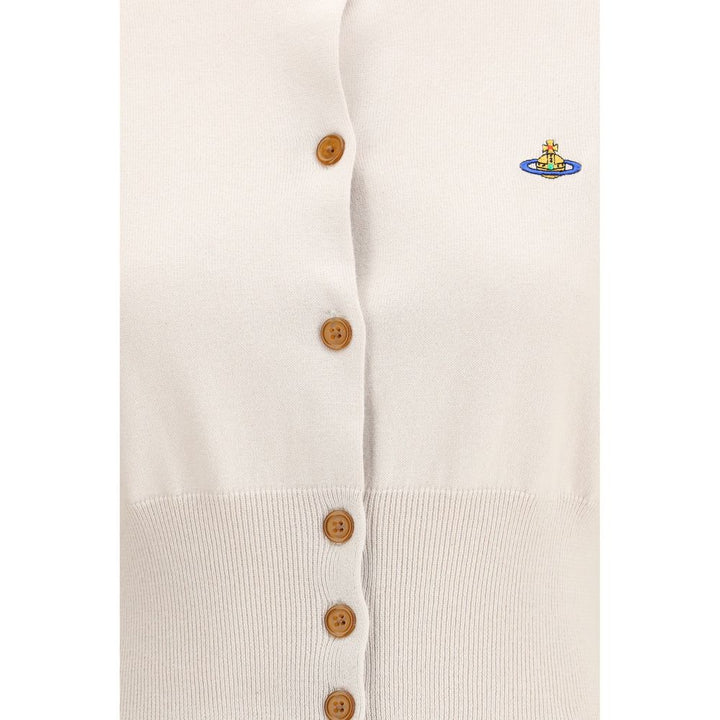 Vivienne Westwood White Cotton Cardigan
