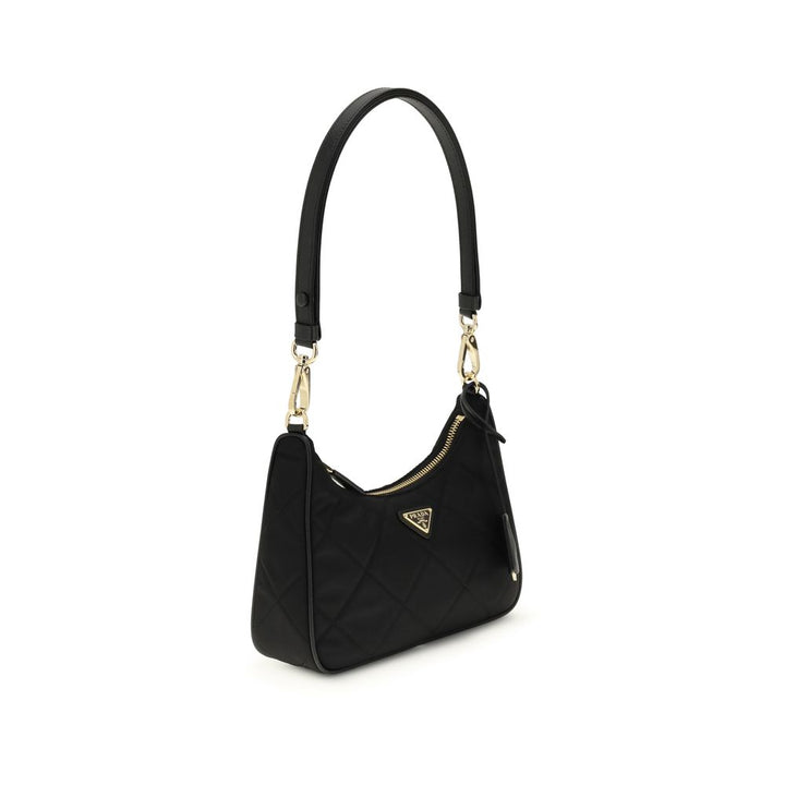 Prada Black Recycled Polyamide Shoulder Bag
