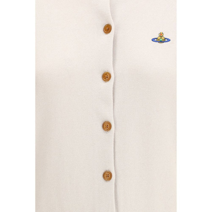 Vivienne Westwood White Cotton Cardigan