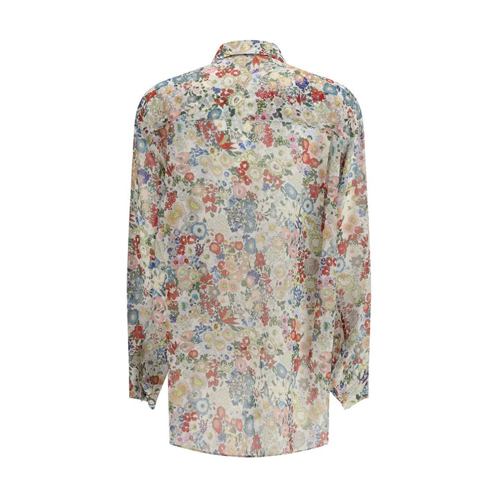 Khaite Multicolor Silk Top