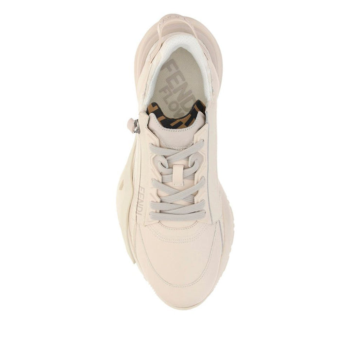 Fendi Cream Rubber Athletic Sneakers