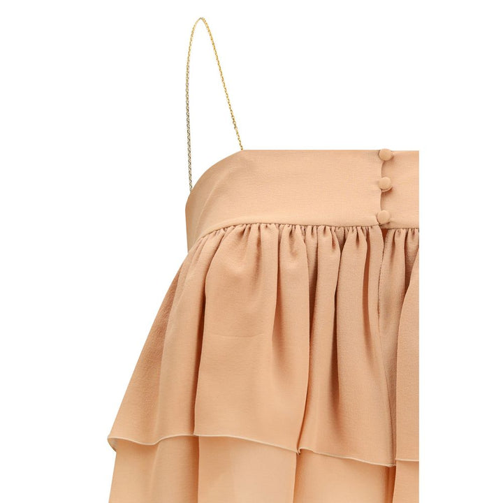 Chloé Multicolor Silk Top