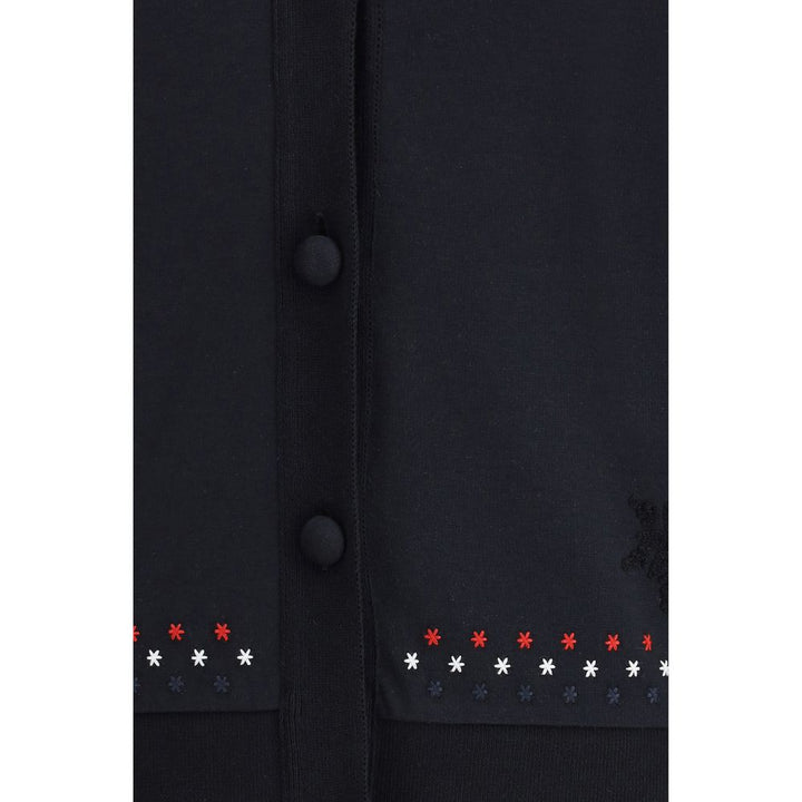 Thom Browne Black Cotton Cardigan