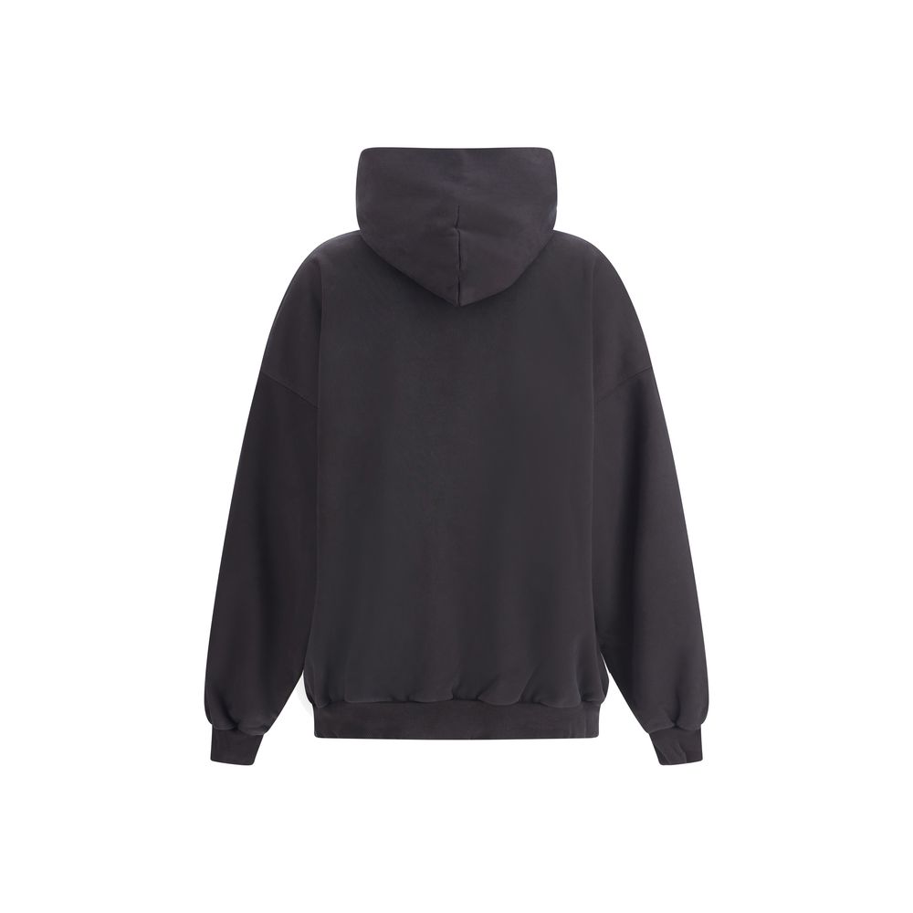 Balenciaga Black Cotton Sweatshirt