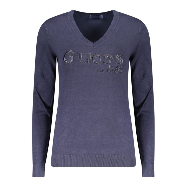 Guess Jeans Blu Viscose Women Sweater