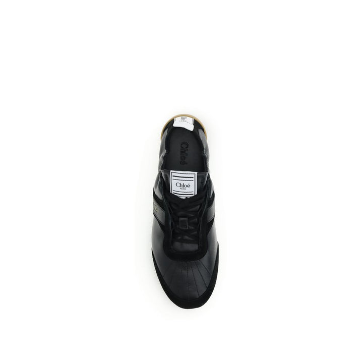 Chloé Black Goatskin Athletic Sneakers