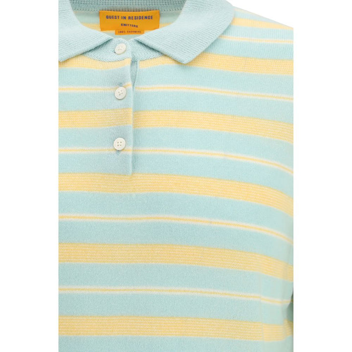 Guest in Residence Multicolor Cashmere Polo Shirt