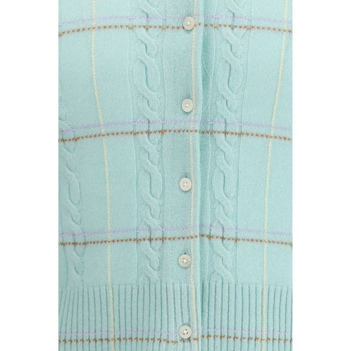 Guest in Residence Light Blue Cashmere Cardigan