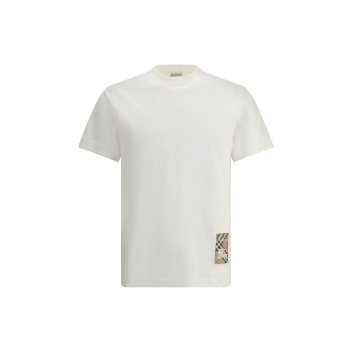 Burberry White Cotton T-Shirt