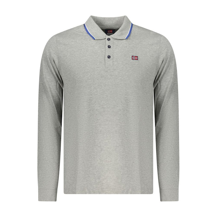 Norway 1963 Grigio Cotton Men Polo