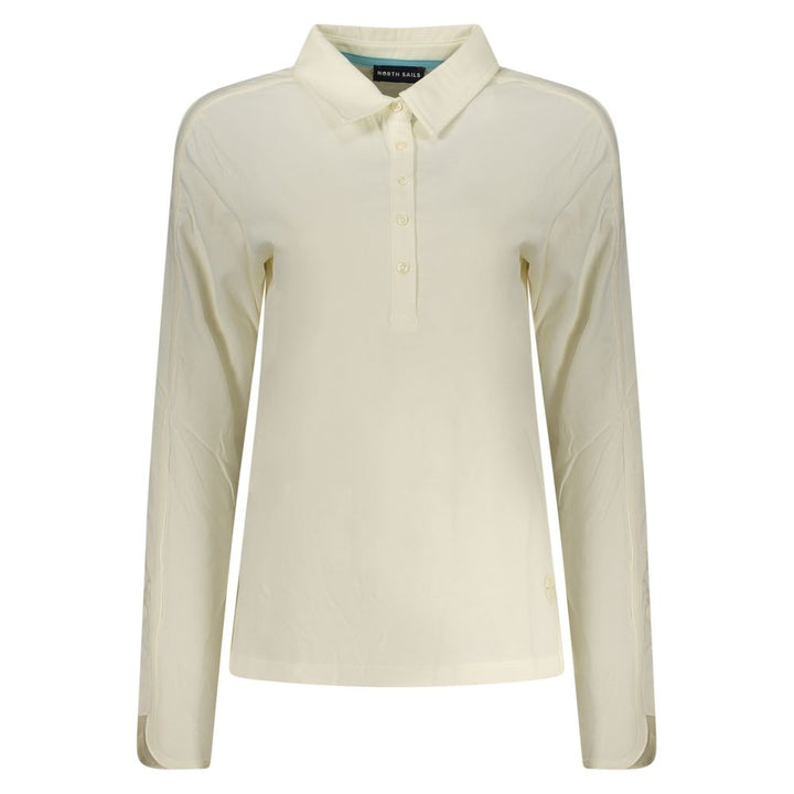 North Sails White Cotton Women Polo Shirt