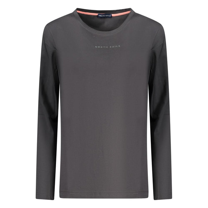 North Sails Black Cotton Women's T-Shirt