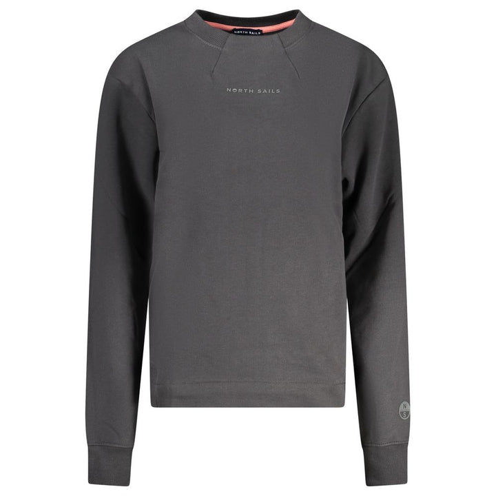 North Sails Black Cotton Women's Sweatshirt