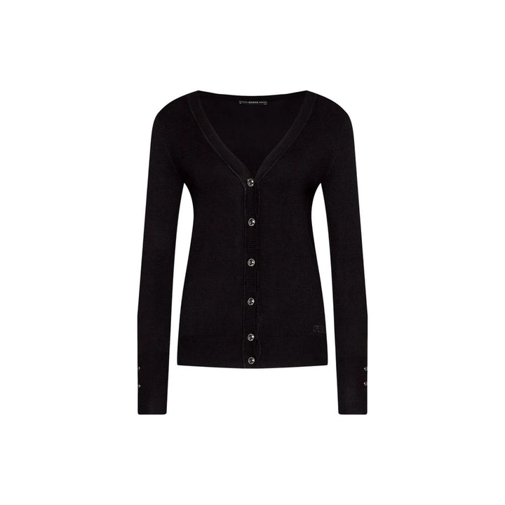 Guess Black Viscose Cardigan