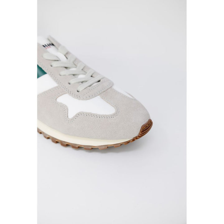 Blauer Gray Leather Athletic Sneakers