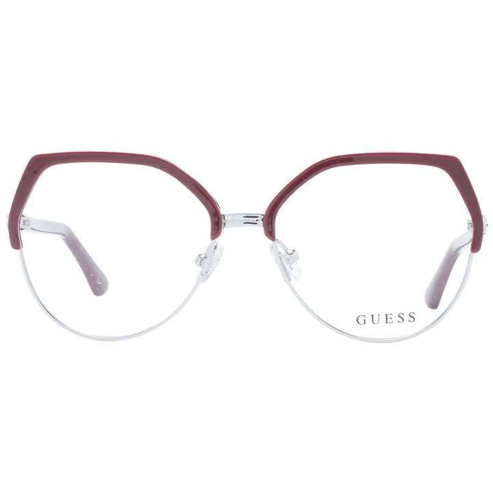 Guess Burgundy Plastic Glasses (Frames)