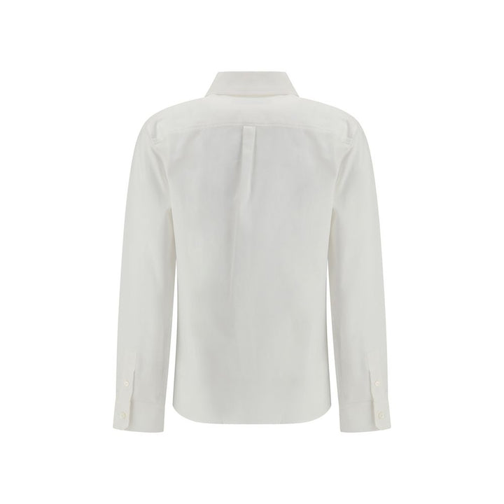 Max Mara White Cotton Dress Shirt