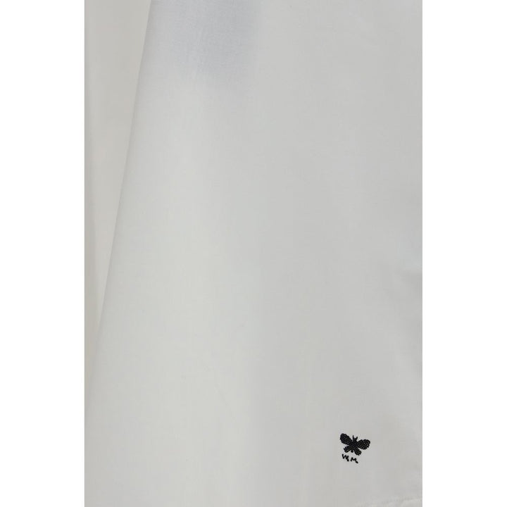 Max Mara White Cotton Dress Shirt