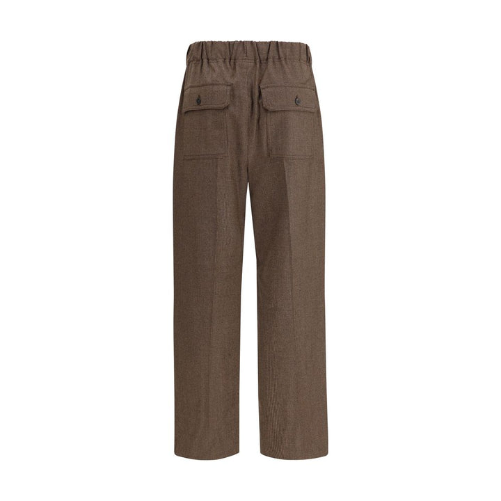 Max Mara Brown Wool Casual Pants