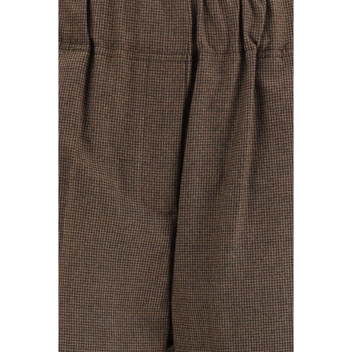 Max Mara Brown Wool Casual Pants