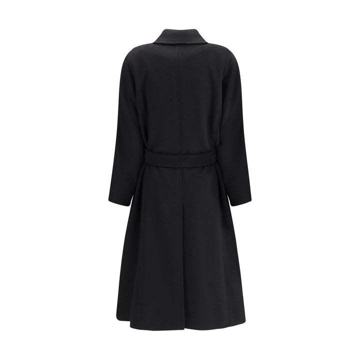 Max Mara Black Camel Hair  Coat