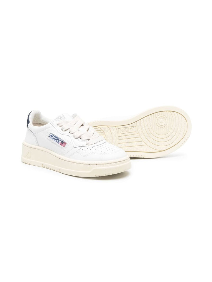 logo-patch leather sneakers-9