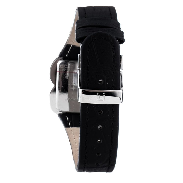 Laura Biagiotti Black Leather Dress Watch