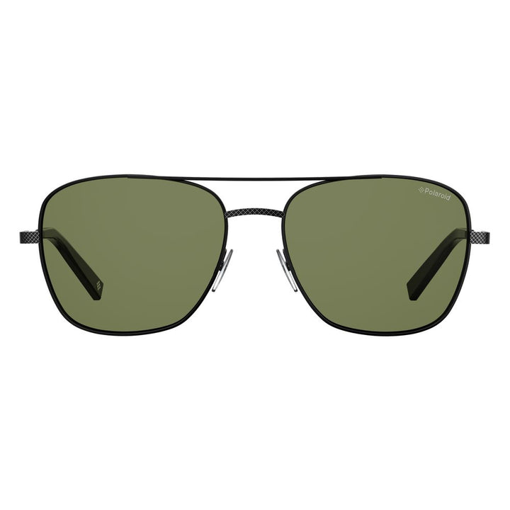 Polaroid Black Metal Sunglasses