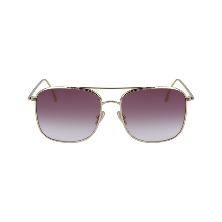 Victoria Beckham Gold Metal Sunglasses