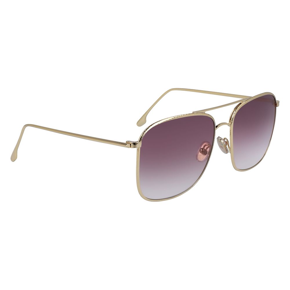 Victoria Beckham Gold Metal Sunglasses