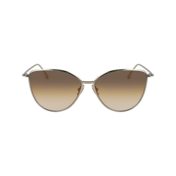 Victoria Beckham Gold Metal Sunglasses
