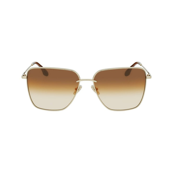 Victoria Beckham Gold Metal Sunglasses