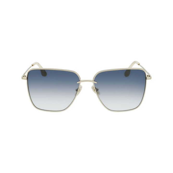 Victoria Beckham Gold Metal Sunglasses