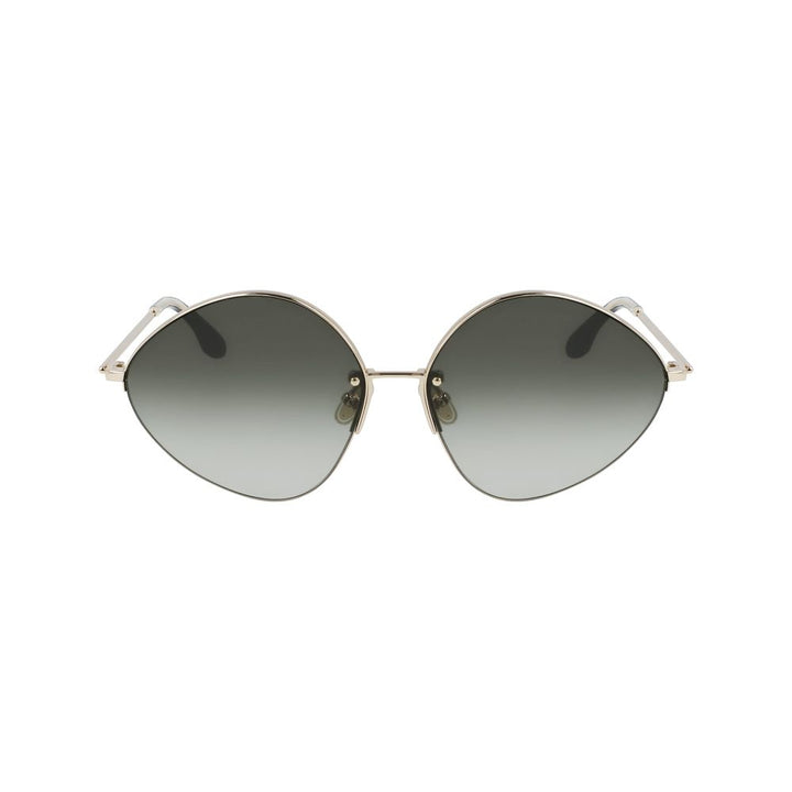 Victoria Beckham Gold Metal Sunglasses