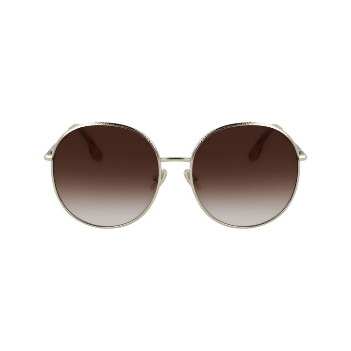 Victoria Beckham Gold Metal Sunglasses
