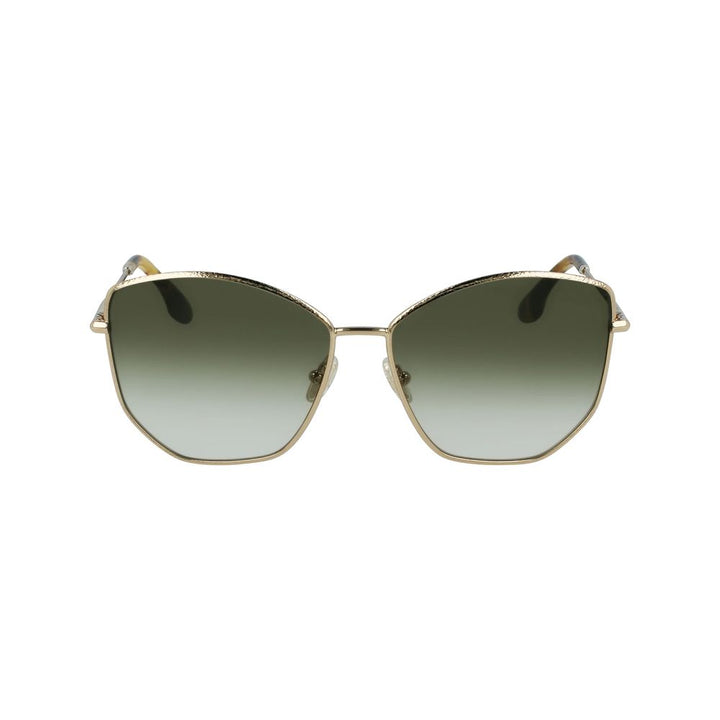 Victoria Beckham Gold Metal Sunglasses