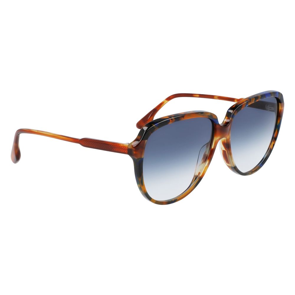 Victoria Beckham Brown Acetate Sunglasses