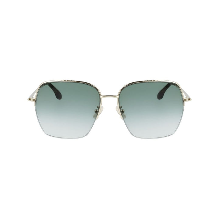 Victoria Beckham Gold Metal Sunglasses