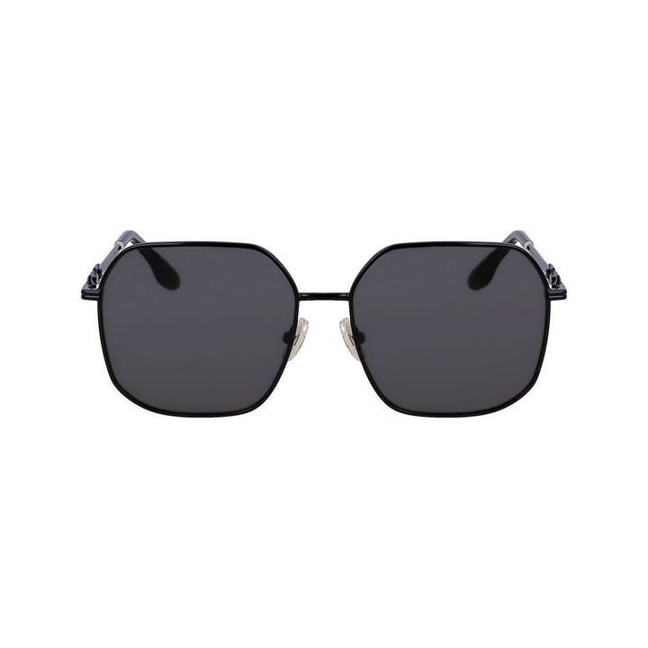 Victoria Beckham Black Metal Sunglasses