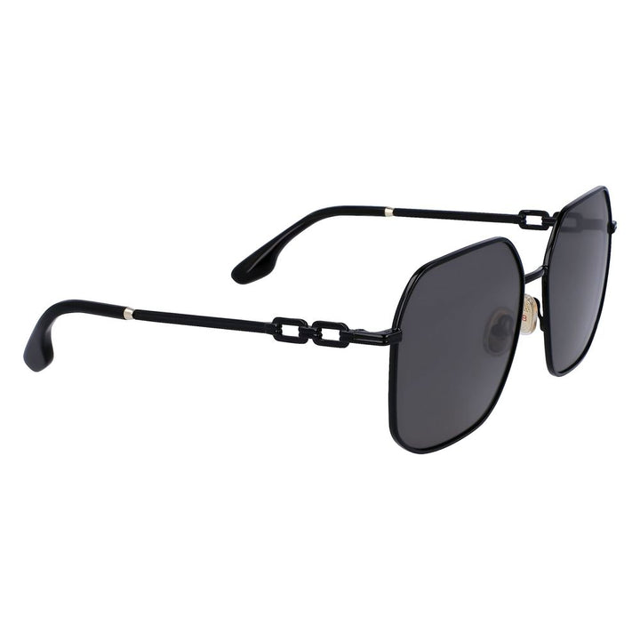 Victoria Beckham Black Metal Sunglasses