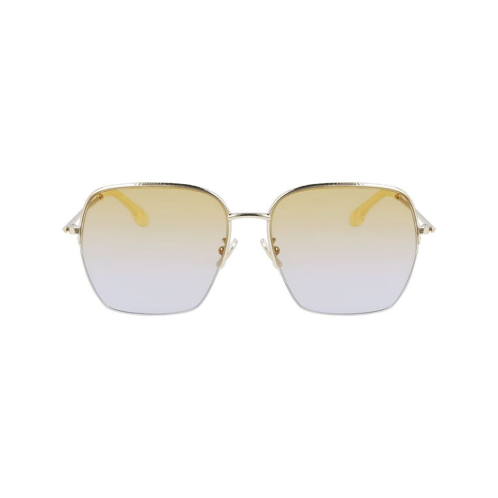 Victoria Beckham Gold Metal Sunglasses