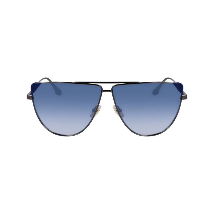 Victoria Beckham Blue Metal Sunglasses