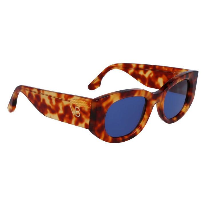 Victoria Beckham Brown Acetate Sunglasses