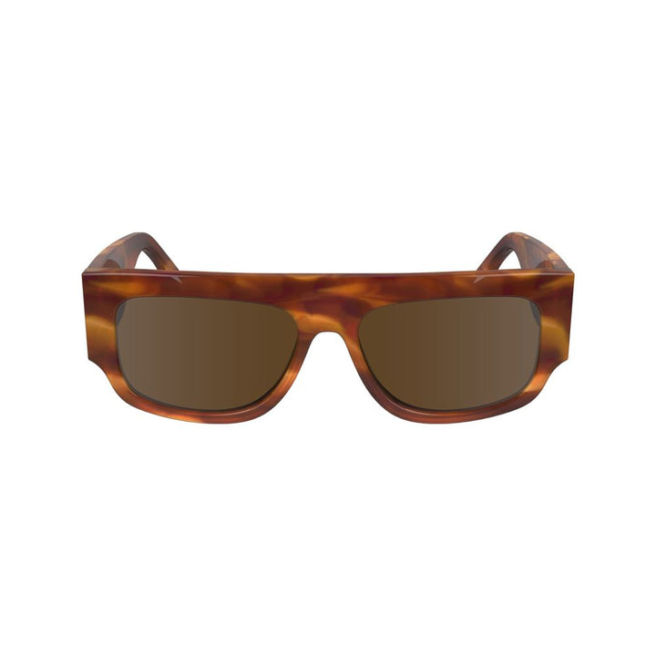 Victoria Beckham Brown Acetate Sunglasses